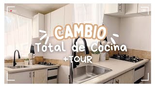 ✅️CAMBIO TOTAL COCINA PEQUEÑA 15 metros  TOUR COCINA CASA INFONAVIT [upl. by Etteluap]