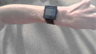 Garmin Vivoactive instantpace while running demonstration [upl. by Biebel836]