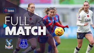 Full Match Crystal Palace v Everton  Barclays WSL 202425 [upl. by Marcela]