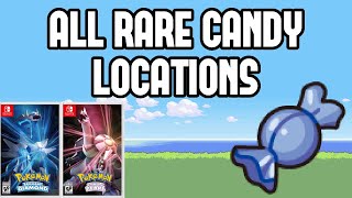 All Rare Candy Locations in Pokemon Brilliant Diamond amp Shining Pearl [upl. by Krik57]