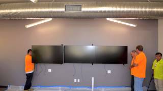 CyberTouch Multi Touch Wall Installation [upl. by Odnuges]