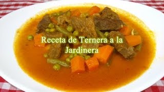 Receta de Ternera a la Jardinera [upl. by Spark]