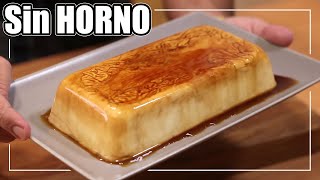 El FLAN en 5 MINUTOS con 3 INGREDIENTES  Sin Huevo y Sin Horno [upl. by Adriane]