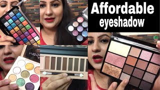 New Top 5 affordable eyeshadows India Rs150500 [upl. by Meneau441]