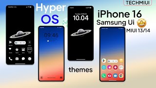 Xiaomi HyperOS amp MIUI Convert iPhone16 Customisation  iOS Themes Redmi Poco Device [upl. by Venu]