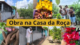 JÁ COMEÇAMOS AS OBRAS NA CASA DE CAMPO CHÁCARA PEQUENA COM PATY MIRANDA [upl. by Aleil]