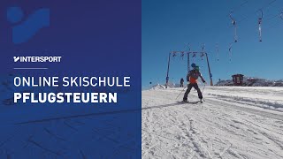 Skifahren lernen Pflugsteuern  vom Pflug auf die Kanten mit Matt  INTERSPORT Online Skischule 58 [upl. by Ashby878]