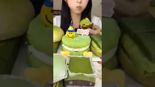 green velvet cakemukbang asmar viralvideo [upl. by Aja]