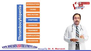 22 Thrombocytopenia low platelet count Causes Signs and symptoms  Complications [upl. by Acirrej65]