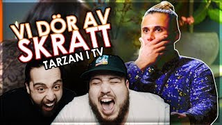 SHURDA amp VALLE REAGERAR TARZAN I TV3 vi har aldrig skrattat så här mycket [upl. by Llien]