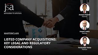 Masterclass  Lexology  Listed Company Acquisitions Key Legal and Regulatory Considerations [upl. by Merell937]