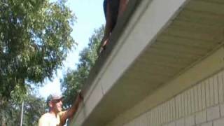 Installing the Trim and First Course of Aluminum Shingles Video [upl. by Kevon]