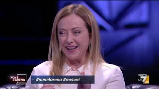 Non è lArena lintervista integrale a Giorgia Meloni [upl. by Eddie]