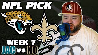 Jaguars vs Saints Week 7 NFL Picks  Kyle Kirms Predictions  The Sauce Network [upl. by Nahsez]