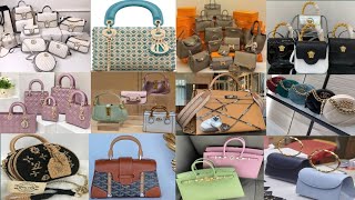 Top 60 handbags trends 2024  Louis vuitton bags women  branded bags designs  by waniya painting [upl. by Nibla]