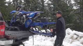 Timbersled Snowbike kit MountainHorse [upl. by Ayinat609]