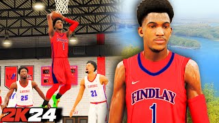 THE SEASON FINDLAY PREP 2K24 SEASON 2 DEFEND THE CROWN EP 2 HSH2K24 GAME 1 VS CLARKSDALE [upl. by Anonyw]