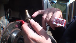 Porsche Boxster 986 changing Seized O2 Sensors [upl. by Om]