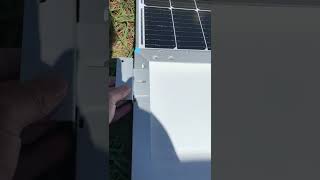 Solar Install Renogy 100W Solar Panel Mounting Brackets [upl. by Maidel561]