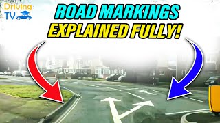 ROAD MARKINGS IN THE UK  Full Explanation [upl. by Iggy]