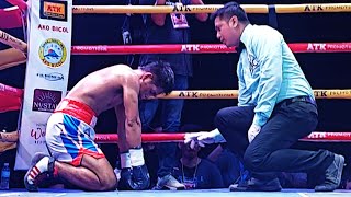 🥊Esneth Domingo vs Enrique Magsalin FULL FIGHT Knockout WBC Asian Silver Flyweight Championship [upl. by Nett]