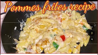 Vlogmas day 6Special Pommes frites recipe with cheese and eggs [upl. by Anec942]