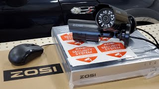 Unboxing  ZOSI Security Camera System 1080p [upl. by Rodie522]