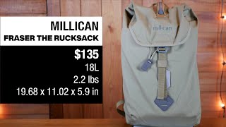 MILLICAN FRASER THE RUCKSACK 18L REVIEW [upl. by Ademordna]