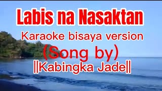 Labis na Nasaktan  Bisaya Version karaoke [upl. by Huba]