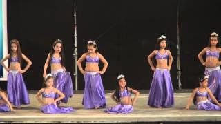 Bellydance infantil  NEFRU ESCUELA DE DANZAS ÁRABES 2015 [upl. by Ecneret]