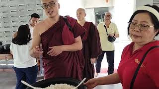 Sangha Lunch 1  Dhammavijaya Meditation Centre1 [upl. by Arbas]