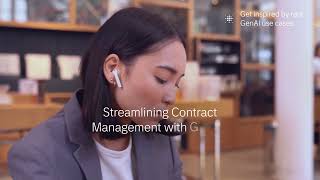 Contract Management streamlined with GenAI Get inspired by GenAI projects [upl. by Reamonn438]