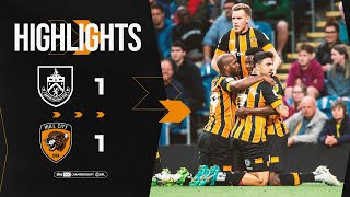 Burnley 11 Hull City  Highlights  Sky Bet Championship [upl. by Anilev]