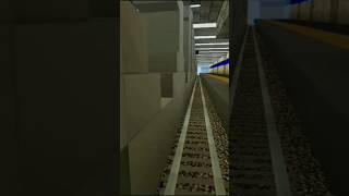 minecraft minecraftshorts construyendo estación de metro moderno en Minecraft bedrock zona centro [upl. by Ahseek]