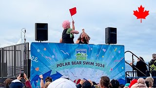 【Vancouver 2024】🇨🇦 1 Minute  Polar Bear Swim English Bay 2 [upl. by Pestana]