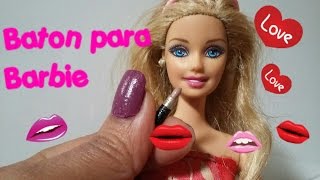 COMO FAZER BATOM PARA BARBIE [upl. by Anoynek150]