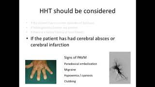 Hereditary Haemorrhagic Telangiectasia HHT for ENT doctors by Prof Anette Kjeldsen [upl. by Ahsemed]