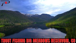 Trout Fishing Colorados Big Meadows Reservoir [upl. by Bonis]