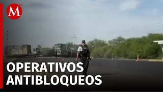 Implementan operativos antibloqueos en carreteras de Zacatecas [upl. by Notsek]