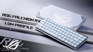 ROG Falchion RX Low Profile  Compact Elegance Gaming Brilliance  ROG India [upl. by Eimac]