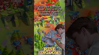 😂 Being GARRISON LEAD in Rise of Kingdoms [upl. by Ahsoet]