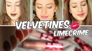 🍍 Velvetines limecrime ⎟avis swatchs tests [upl. by Elfreda]