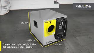 AERIAL ASE 400 High performance adsorption dehumidifier [upl. by Aniretak]