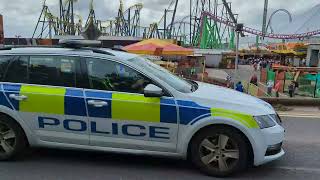 Police Car At Ingoldmells July 2023 4K [upl. by Gertrude]