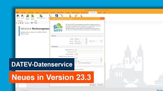 Neues in Version 233  DATEVDatenservice [upl. by Oicneserc390]