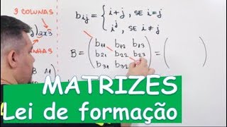 🔴MATRIZES Lei de Formação com exemplos [upl. by Utham]