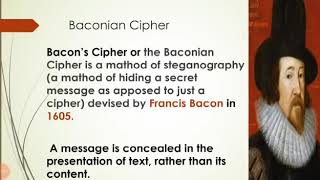 Baconian cipher history incryption and decryption of MS Mathematics Cryptography [upl. by Cam571]