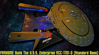 Finished FANHOME USS Enterprise NCC1701D The Standard Base [upl. by Odinevneib]