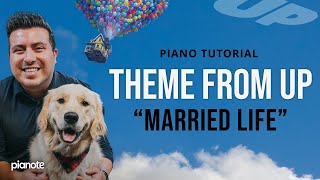 Learn to play quotMarried Lifequot From UP Easy Piano Version [upl. by Eenafit526]