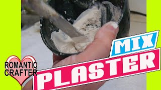 Helpful Tips How to mix Plaster of Paris [upl. by Tati824]